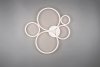 Nowoczesny plafon lampa sufitowa LED biała metalowa designerska minimalistyczna koła RONDO 622610531 Trio